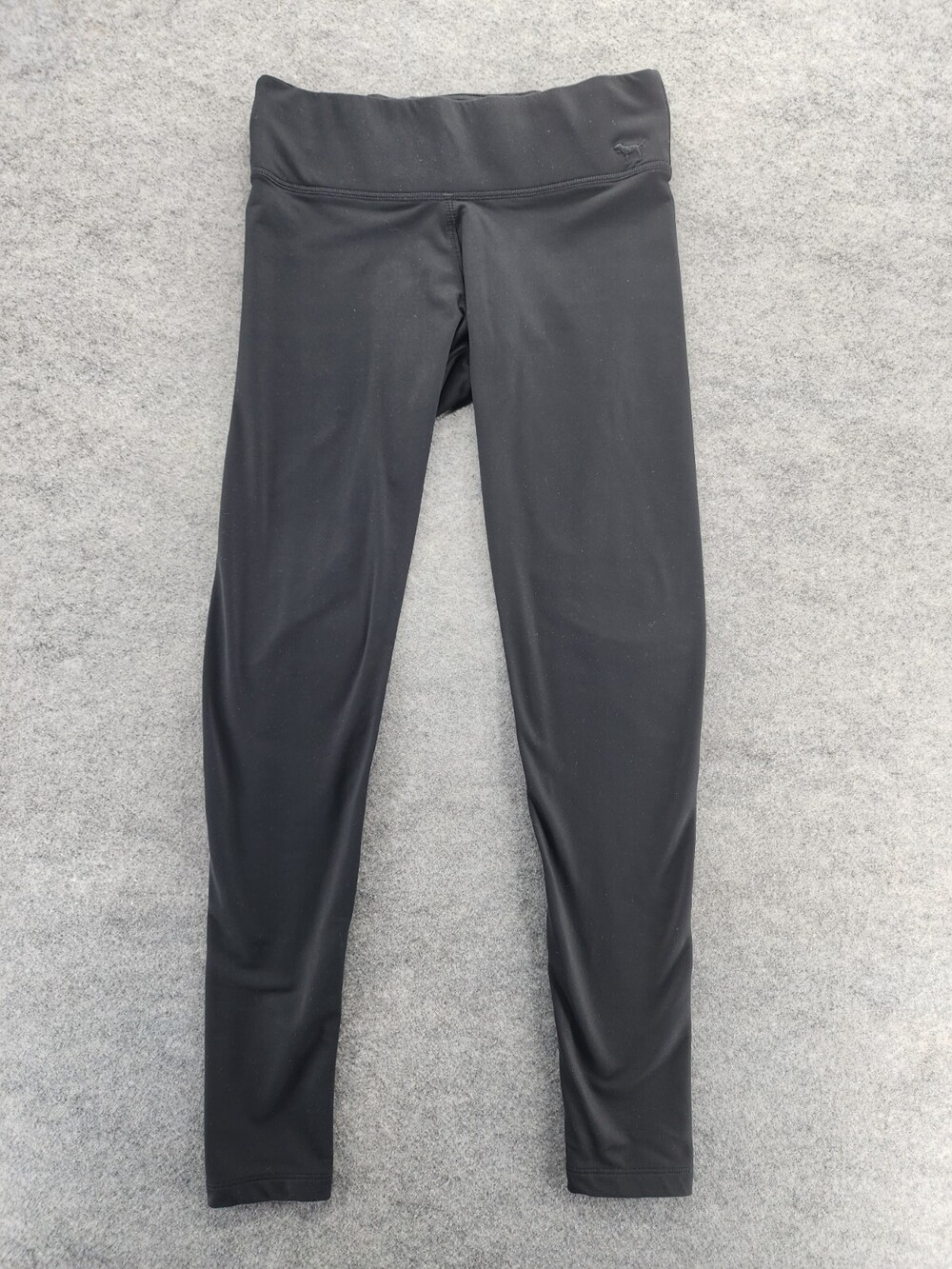 PINK Victoria Secret Leggings Womens Small Black Activewear Mid Rise Ultimate